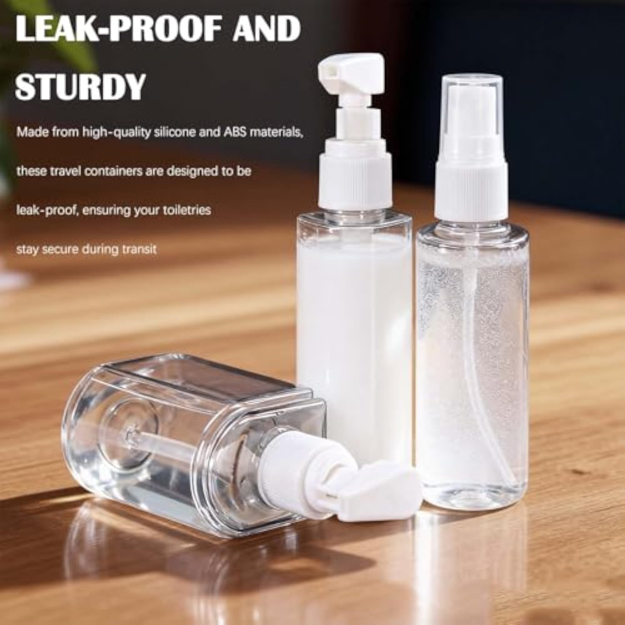 3 in 1 Travel Bottles for Toiletries